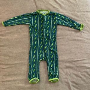 Kickee Pants Baby Lizard Coverall